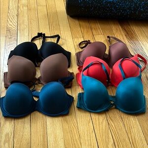 ThirdLove & Savage Women's Bras - Black, Brown, Red, Teal (Bundle)
